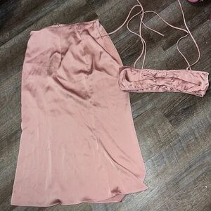 Pink Silk Set